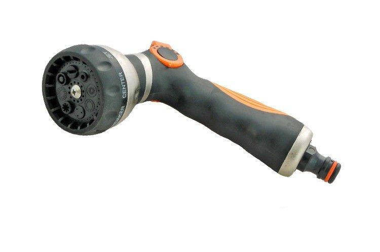 Пистолет поливочный металлический, 8 функций, ECO-2038 
Пистолет поливочный металлический, 8 функций, ECO-2038