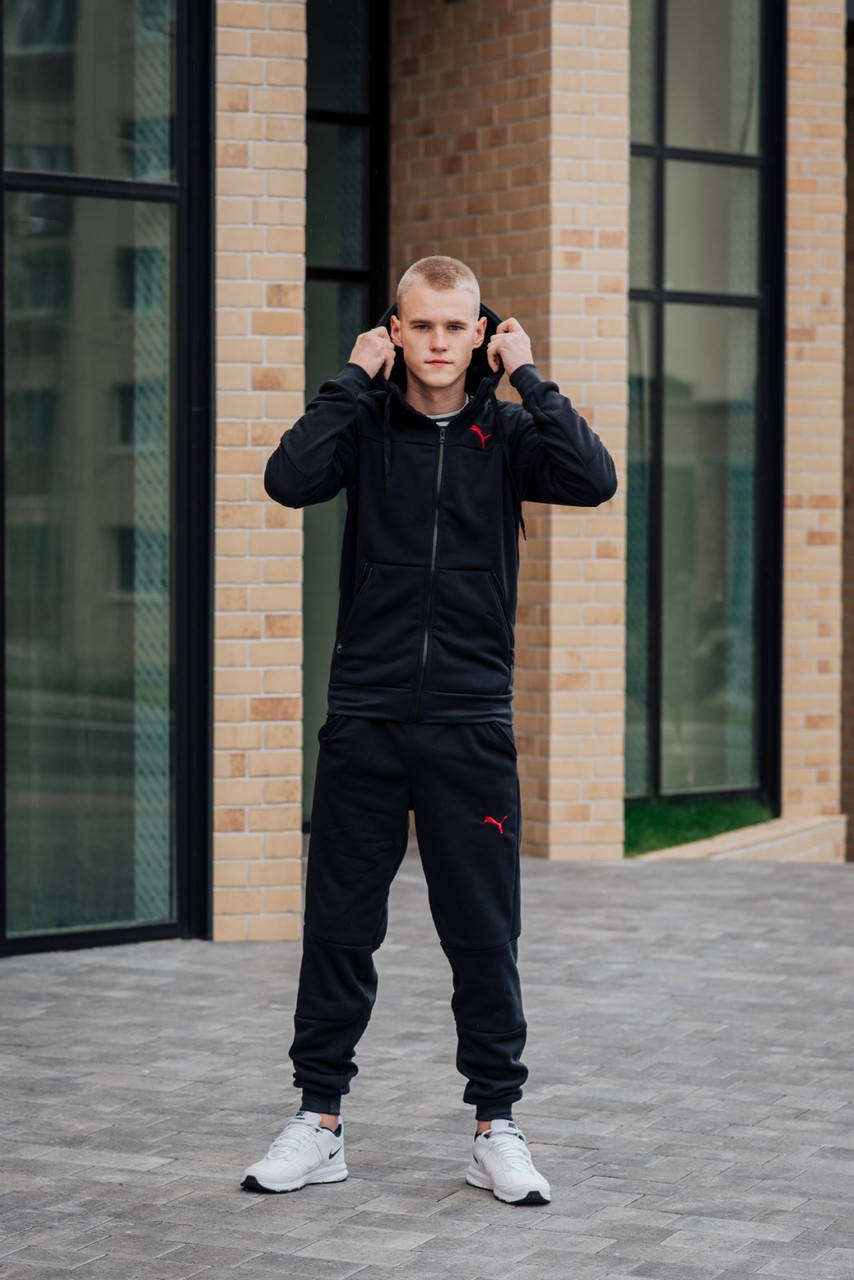 Мужские Спортивные Костюмы для прогулок флис Puma, Мужской Спортивный костюм черный теплый Пума
Мужские Спортивные Костюмы для прогулок флис Puma, Мужской Спортивный костюм черный теплый Пума