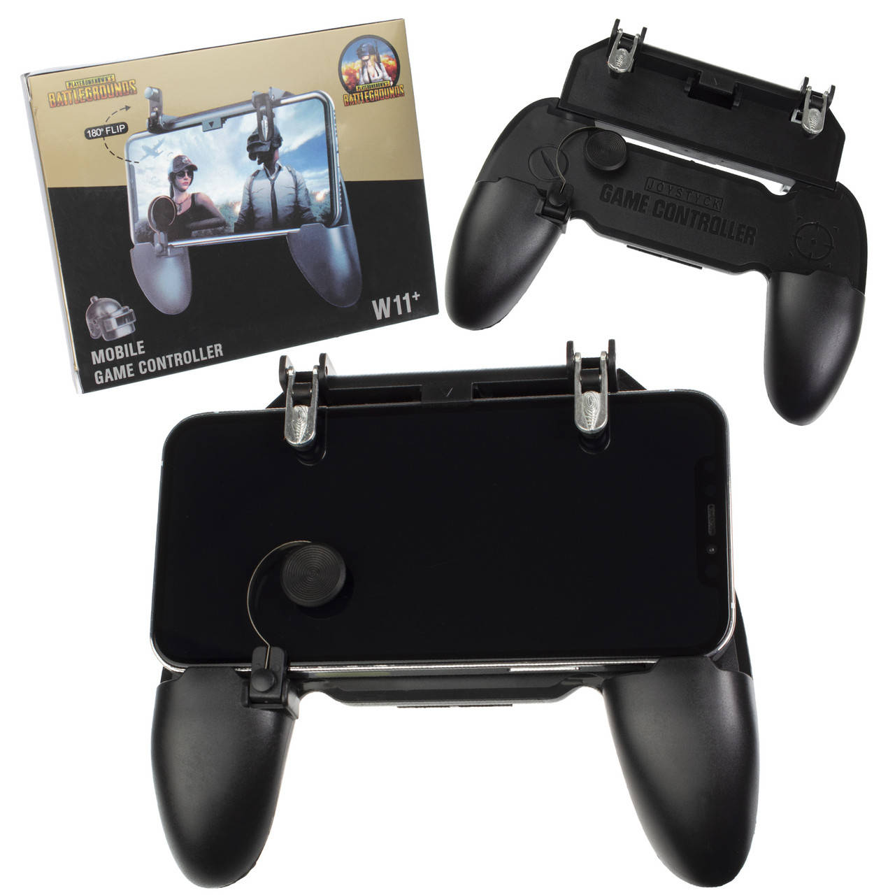 W11 Plus игровой геймпад триггер с курками и стиком для игры в PUBG Call Of Duty Mobile Free Fire Fortnite, Черный
W11 Plus игровой геймпад триггер с курками и стиком для игры в PUBG Call Of Duty Mobile Free Fire Fortnite, Черный