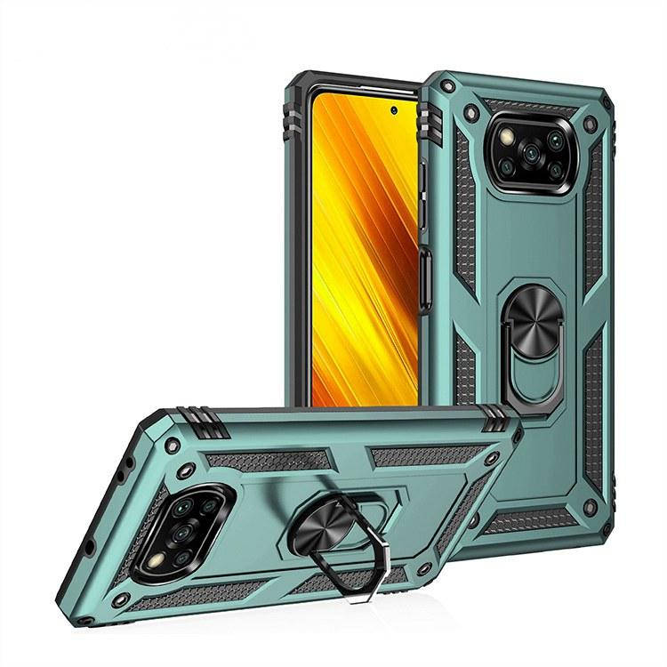 Противоударный чехол с кольцом подставкой для Poco X3 NFC \ Pro зеленый матовый, Зелёный
Противоударный чехол с кольцом подставкой для Poco X3 NFC \ Pro зеленый матовый, Зелёный
