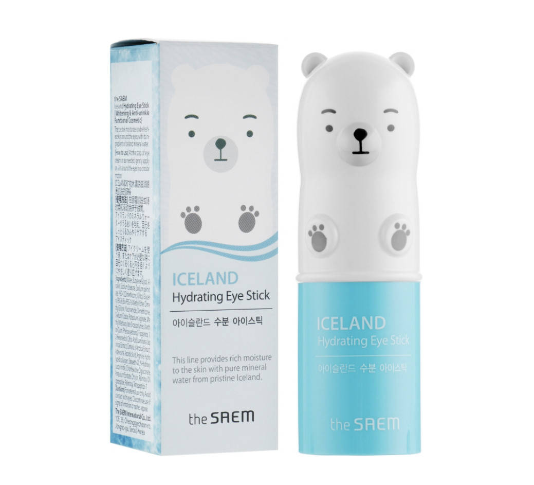 Увлажняющий стик с ледниковой водой для кожи вокруг глаз The Saem Iceland Hydrating Eye Stick
Увлажняющий стик с ледниковой водой для кожи вокруг глаз The Saem Iceland Hydrating Eye Stick