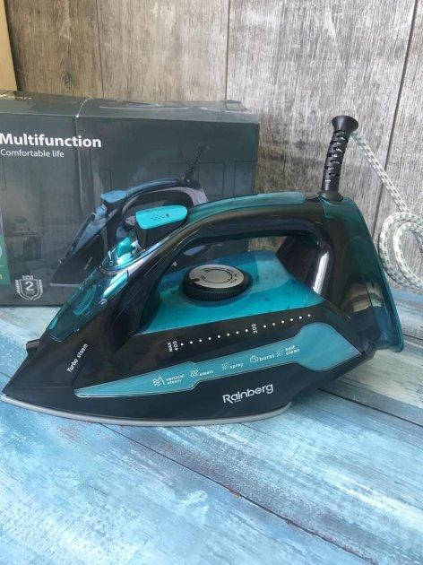 Утюг Rainberg RB-6310 мультифункциональный 3200 Вт с подачей пара | керамическая подошва, Черный
Утюг Rainberg RB-6310 мультифункциональный 3200 Вт с подачей пара | керамическая подошва, Черный