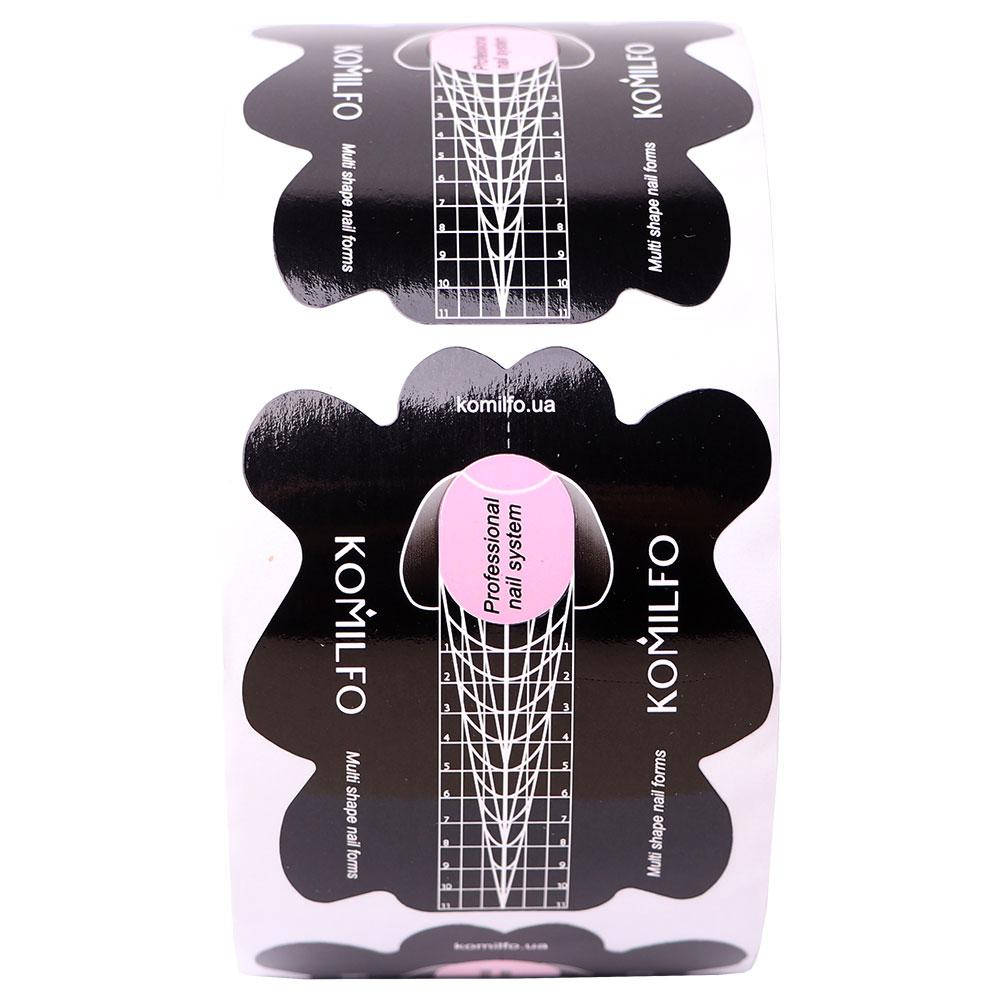 Komilfo Multi Shape Nail Forms 500 pcs — мультифункциональные формы для наращивания
Komilfo Multi Shape Nail Forms 500 pcs — мультифункциональные формы для наращивания