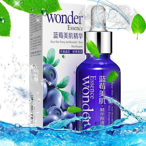 Омолаживающая сыворотка Bioaqua Wonder essence с экстрактом черники 
Омолаживающая сыворотка Bioaqua Wonder essence с экстрактом черники