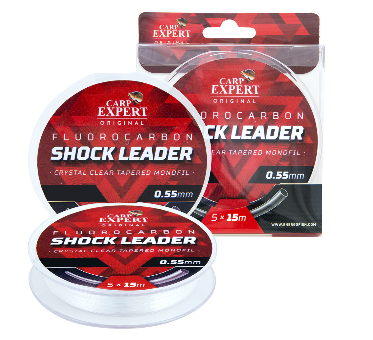 Шок лидер Energofish Carp Expert Fluorocarbon Shock Leader 5x15м 0.25-0.55мм (30020525), Прозрачный
Шок лидер Energofish Carp Expert Fluorocarbon Shock Leader 5x15м 0.25-0.55мм (30020525), Прозрачный