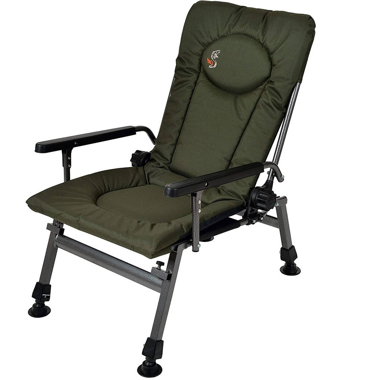 Карповое Кресло (Рыбацкое) M-Elektrostatyk F5R с подлокотниками (нагрузка до 110 кг) Poland, Зелёный
Карповое Кресло (Рыбацкое) M-Elektrostatyk F5R с подлокотниками (нагрузка до 110 кг) Poland, Зелёный
