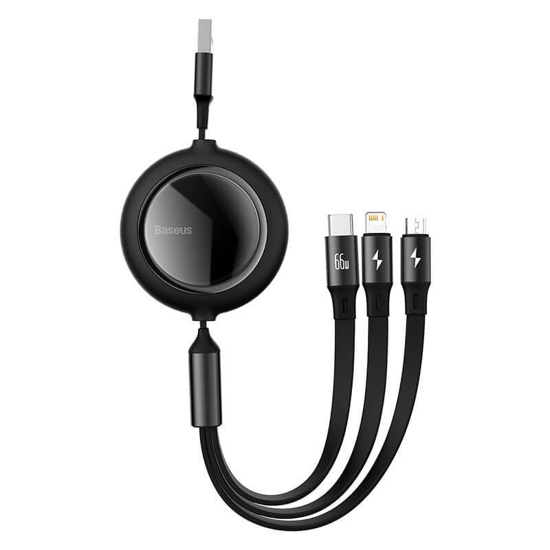 Кабель BASEUS Combo Micro USB/Lightning/Type-C 0.35-1.2M, 66W, 6A | (CAMLC-MJ01), Черный
Кабель BASEUS Combo Micro USB/Lightning/Type-C 0.35-1.2M, 66W, 6A | (CAMLC-MJ01), Черный