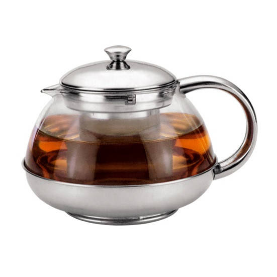 Заварник 800мл со съемным ситечком, Прозрачный
Заварник 800мл со съемным ситечком, Прозрачный