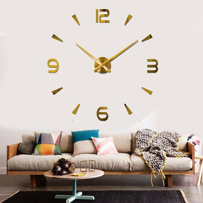 Большие Дизайнерские настенные 3Д часы 3D DIY Clock от 70 до 150см 005G Комбинированные Золото
Большие Дизайнерские настенные 3Д часы 3D DIY Clock от 70 до 150см 005G Комбинированные Золото