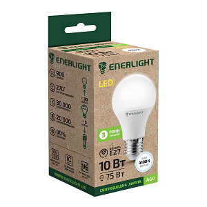 Стандарт Лампа светодиодная ENERLIGHT A60 10Вт 4100K E27 Ш.К. 4823093500068
Стандарт Лампа светодиодная ENERLIGHT A60 10Вт 4100K E27 Ш.К. 4823093500068