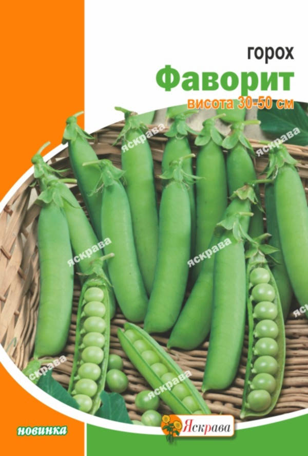 

Горох сахарный Фаворит 30 г, семена Яскрава