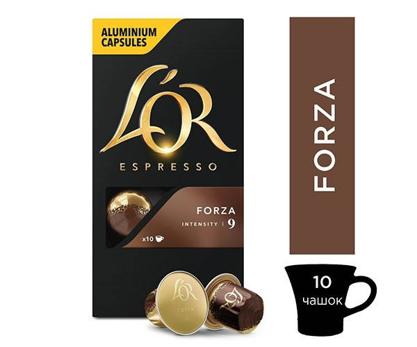 

Кофе в капсулах L'OR Espresso Forza - 10 капсул