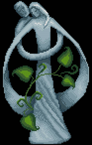 

Схема для вышивания "Супруги" С-53