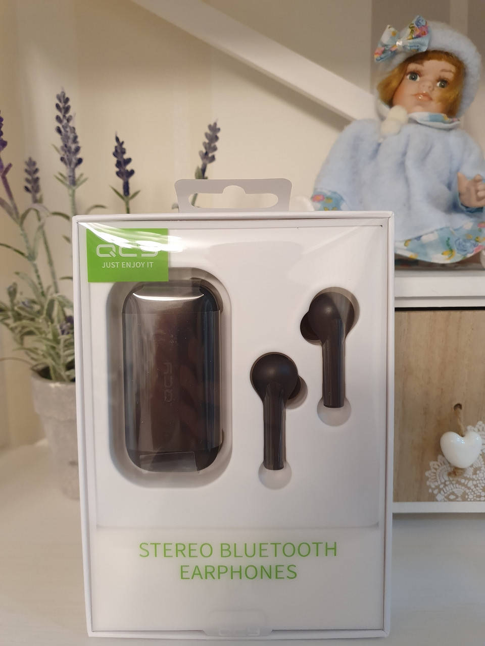 

Беспроводные наушники Xiaomi QCY T5 Bluetooth вакуумные черные, Черный