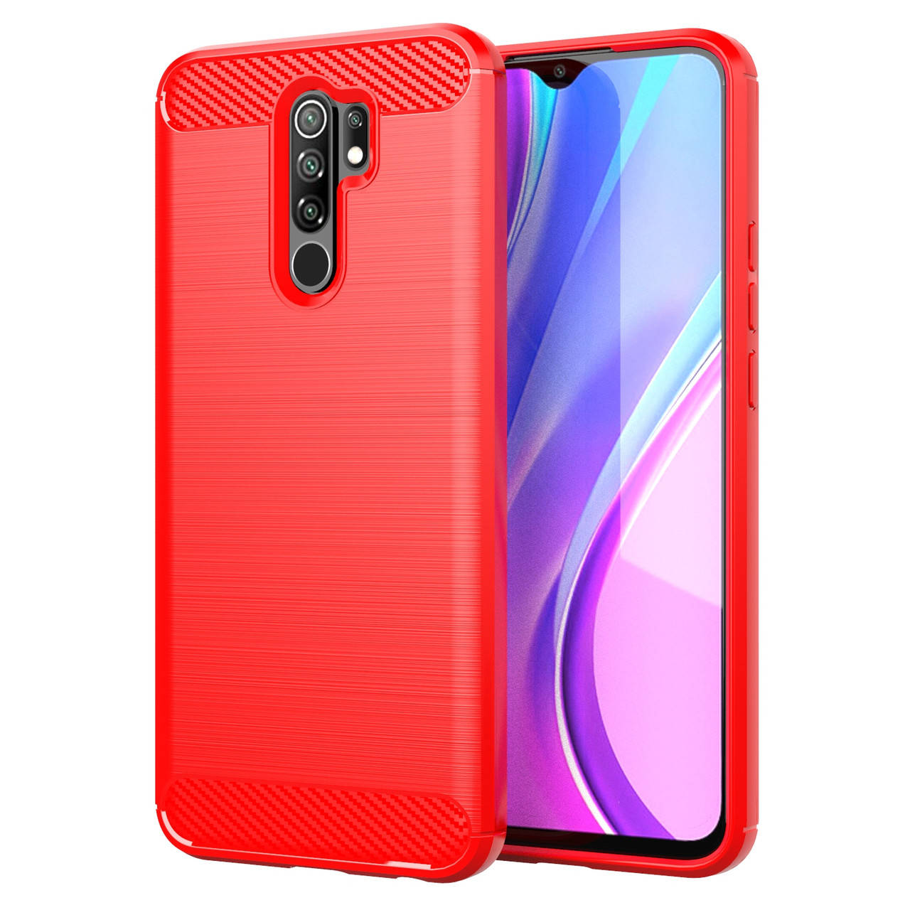 

TPU чехол накладка Urban для Xiaomi Redmi 9 (4 цвета) красный