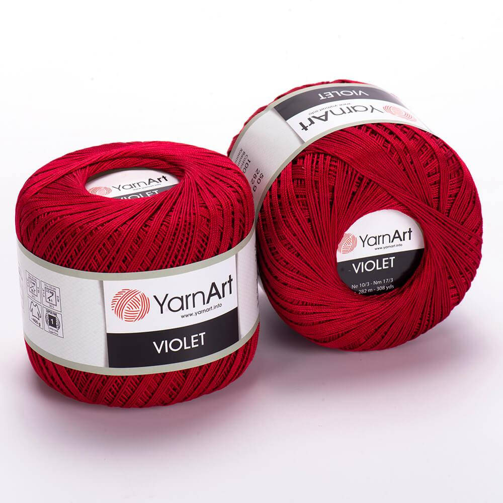 

Пряжа YarnArt Violet 5020 красный