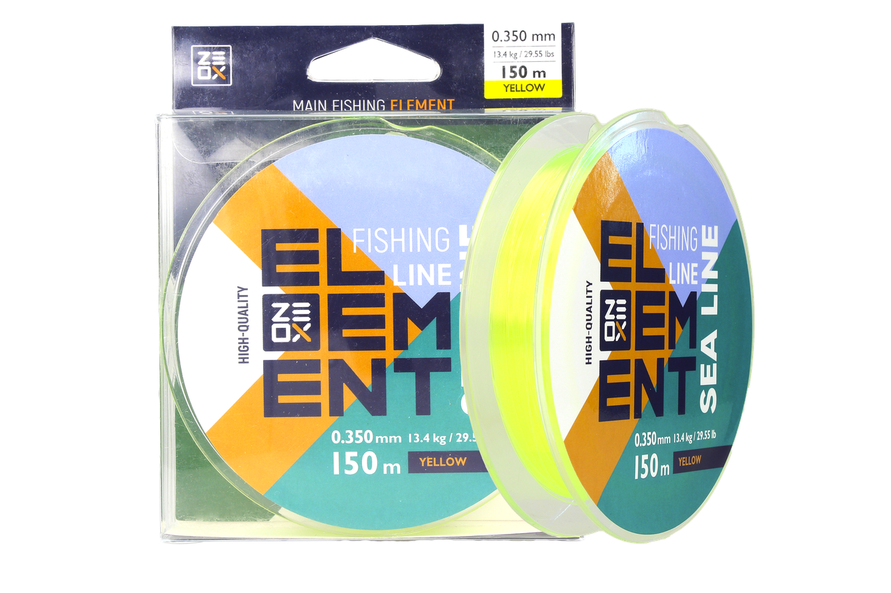 

Волосінь Zeox Element Sea Line YL 150м 0.309, Желтый