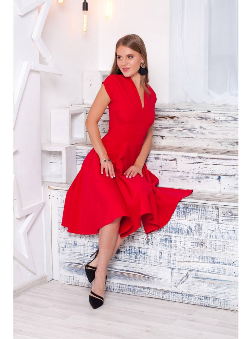 

Летнее платье "Николь" до 54 размера