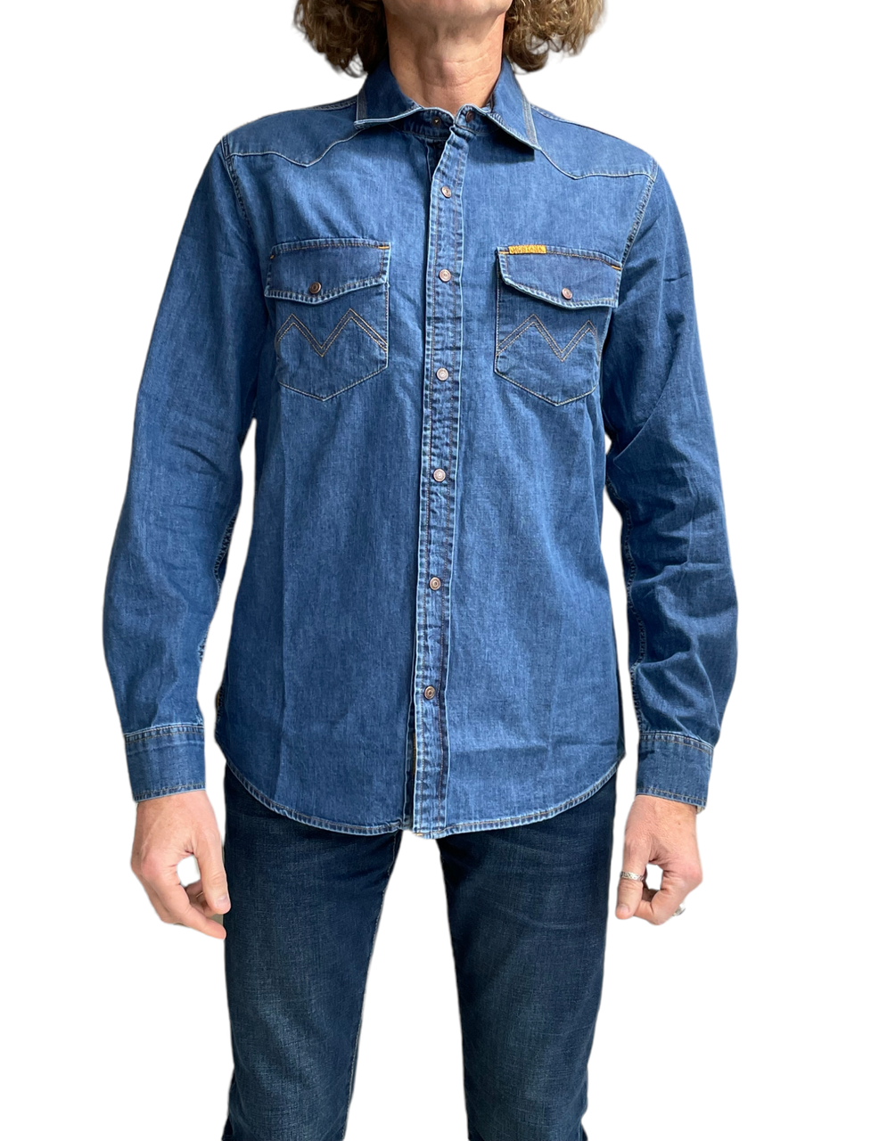 

Джинсовая рубашка Montana Medium Stonewash голубой 3xl