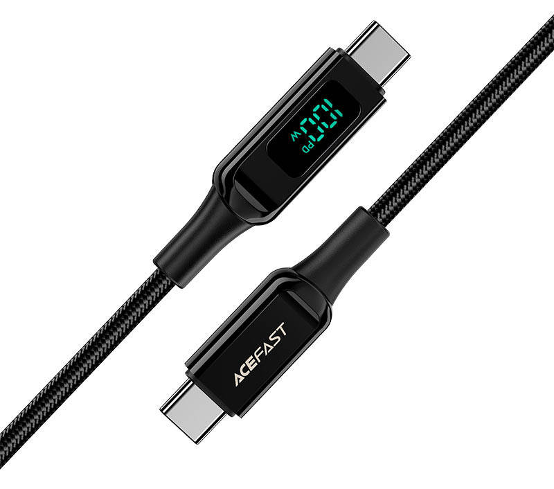 

Кабель для зарядки телефона/ смартфона ACEFAST C6-03 Type-C - Type-C 5 A 2 м Черный