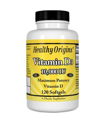 

Витамин Д3, Healthy Origins, 10 000 МЕ, 120 капсул (HOG-15353)