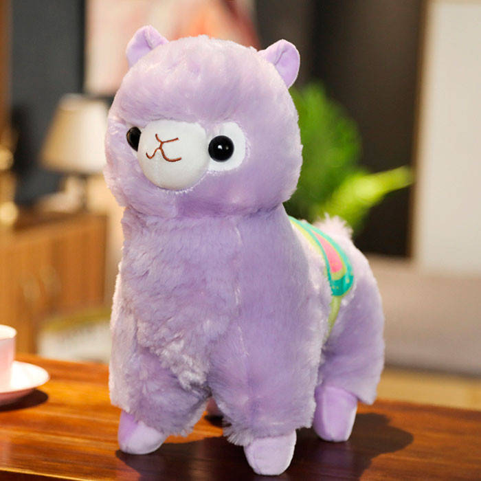 

Мягкая игрушка Альпака с Седлом Alpaca Plush Фиолетовый 35 см (7834)