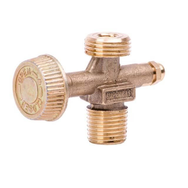 

Вентиль для газовых баллонов GS-0005, GS-0008 и горелок INTERTOOL GS-0009