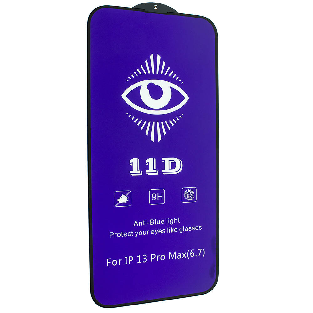 

Защитное стекло 11D Blue Light для Apple iPhone 13 PRO MAX 6,7", черный