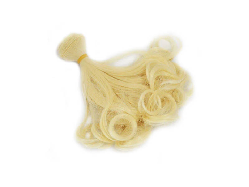 

Волосы кудри-трес, кремовые 15см*100см