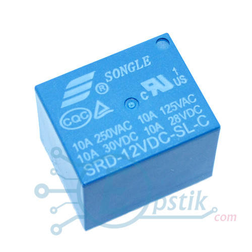 

SRD-12VDC-SL-C, реле 10А 250В, 12VDC