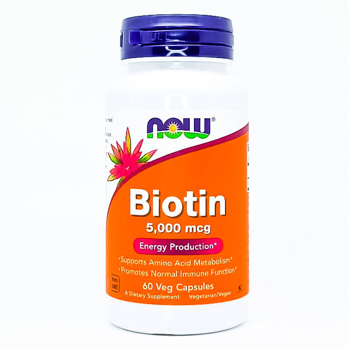 

Биотин США! Now Foods Biotin 5000 мкг 60 кап