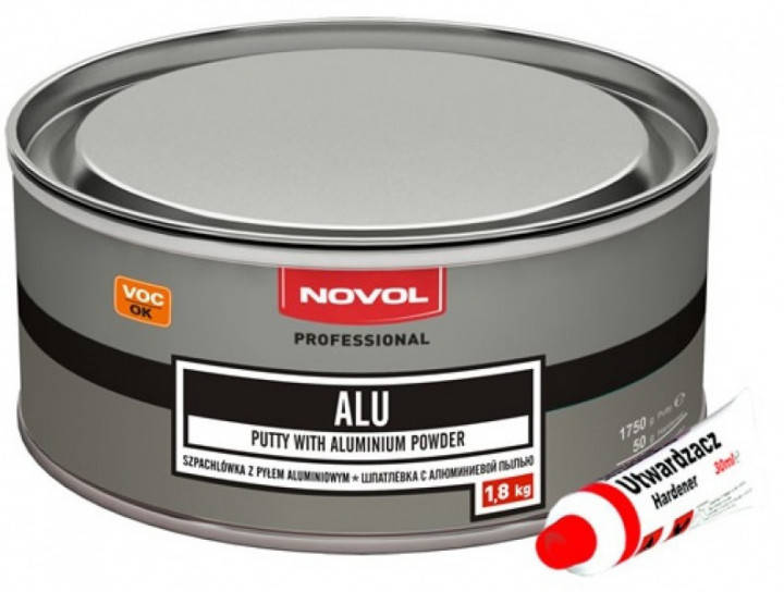 

Шпатлевка полиэфирная с алюминием NOVOL "ALU" 1.8кг (арт. 1165)
