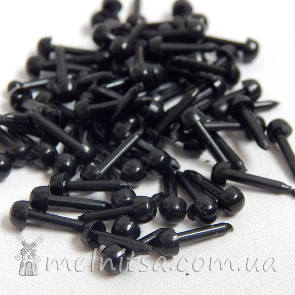 

Глазки-мушки гвоздики 4 мм, черный (10 шт)