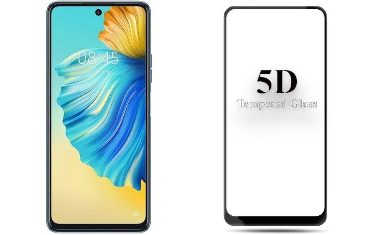 

Защитное стекло 5D для Tecno Camon 17 Pro, Черный