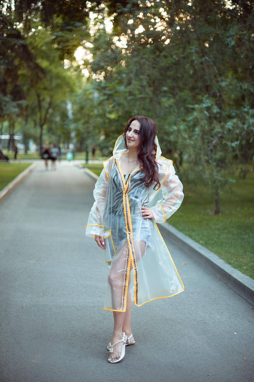 

Плащ дождевик прозрачный Light breeze/fashion