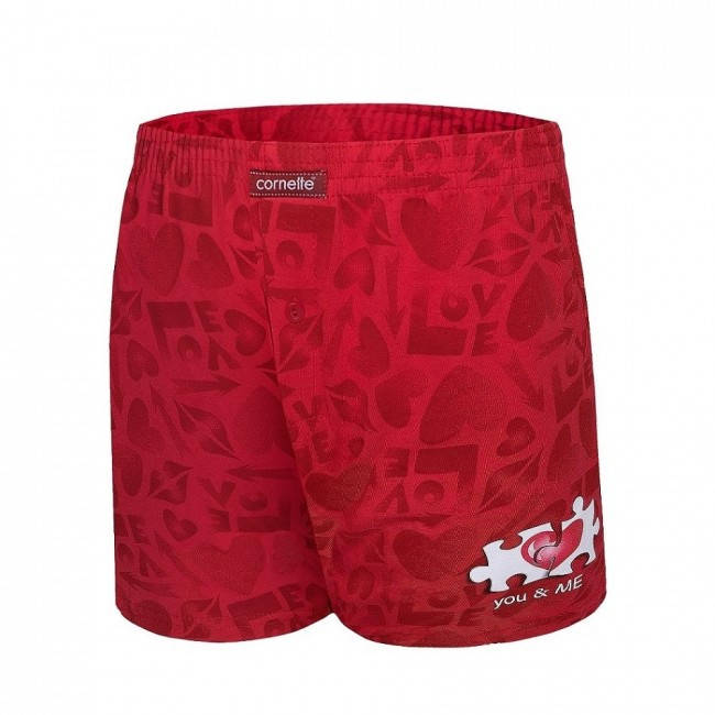 

Трусы мужские семейные Cornette Classic 015/09 боксеры XXL, Красный