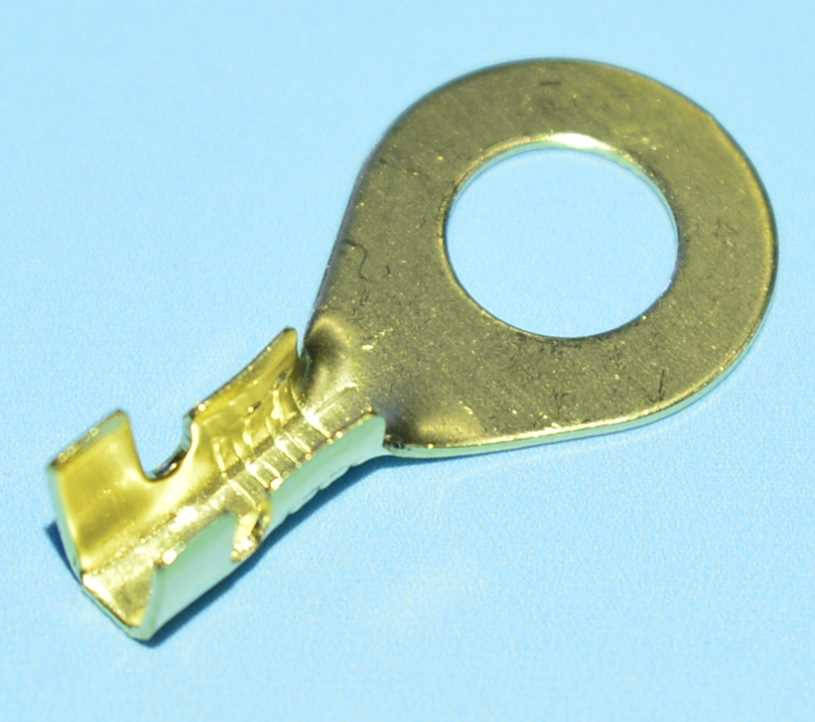 

Клемма кольцевая d6,2мм латунная 0.5-1.0кв.мм 40-1010