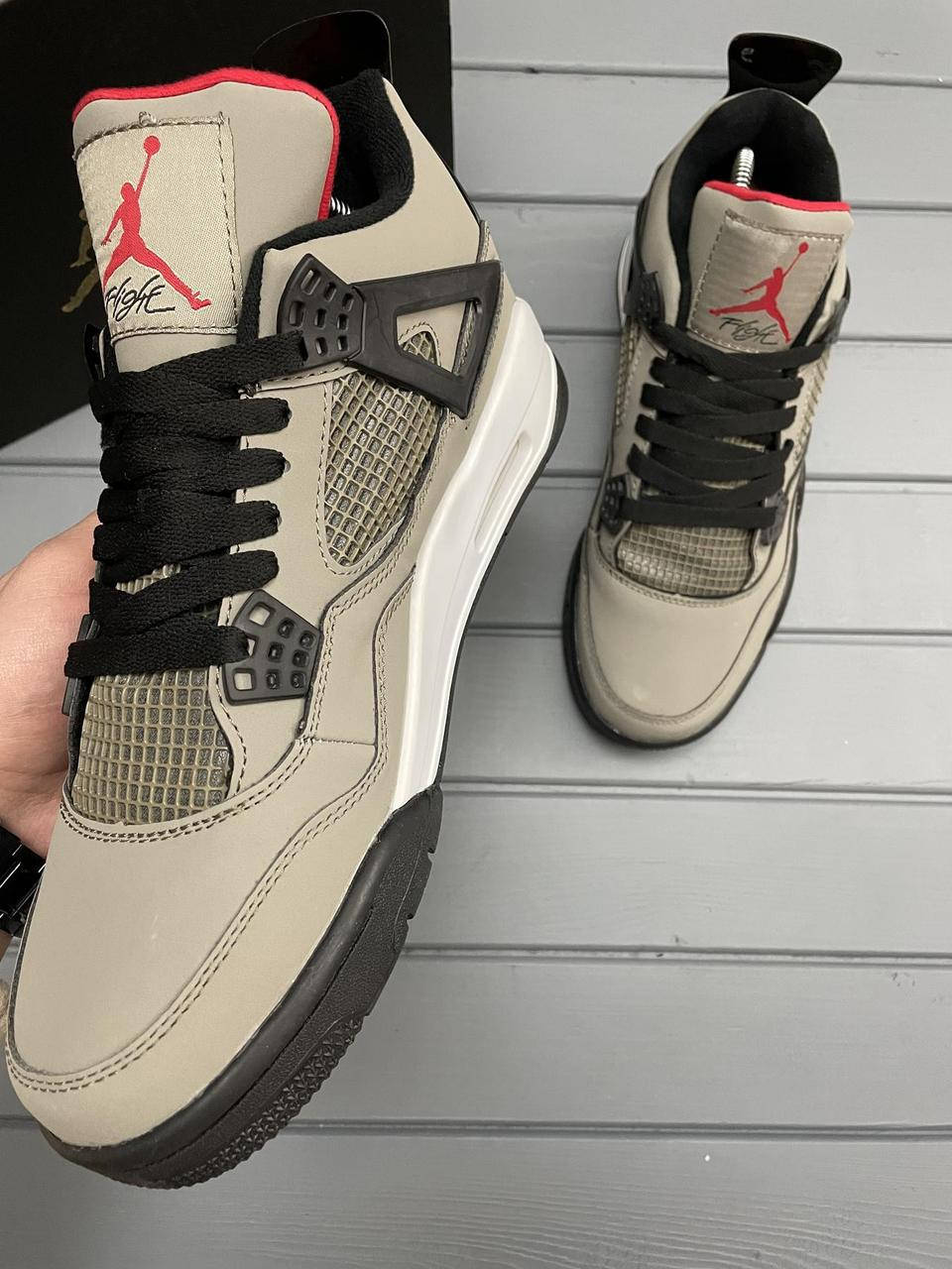 

Кроссовки мужские Nike Air Jordan Retro 4 (Хаки)