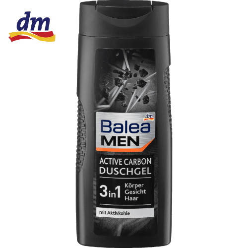 

Гель для душа Balea MEN Active Carbon 3in1, 300мл.