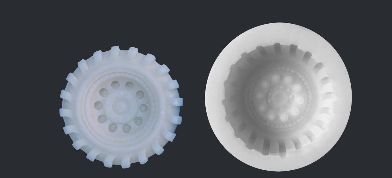 

Силиконовый молд Колесо