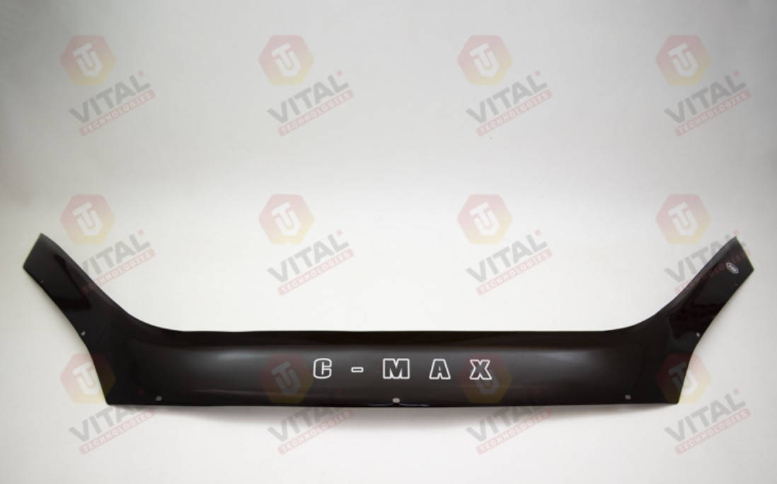 

Дефлектор капота VT52 (мухобойка) Ford C-Max 1 2003-2006 до рестайлинга, Vip Tuning, FR01