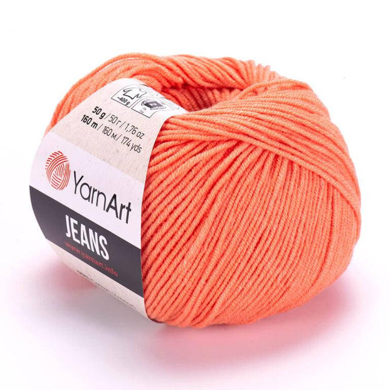 

YarnArt Jeans - 23 персик, Персиковый