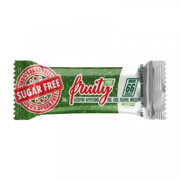 

Батончик Power Pro Fruity Pro без сахара 30 g Киви, Алое, Яблоко, Миндаль