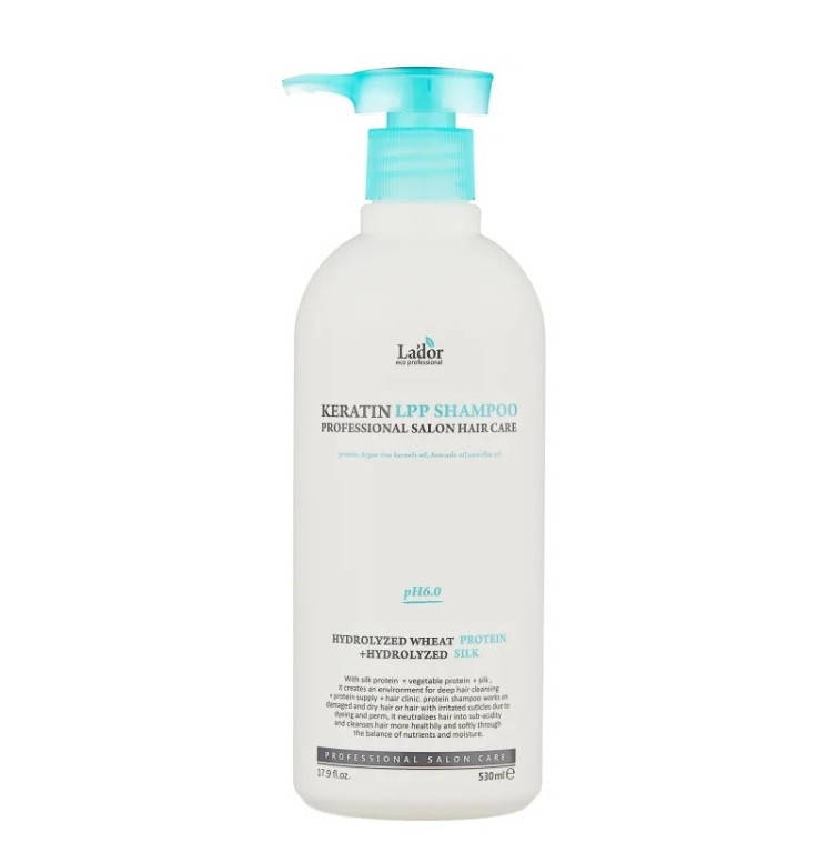 

Кератиновый безсульфатный шампунь La'dor Keratin LPP Shampoo