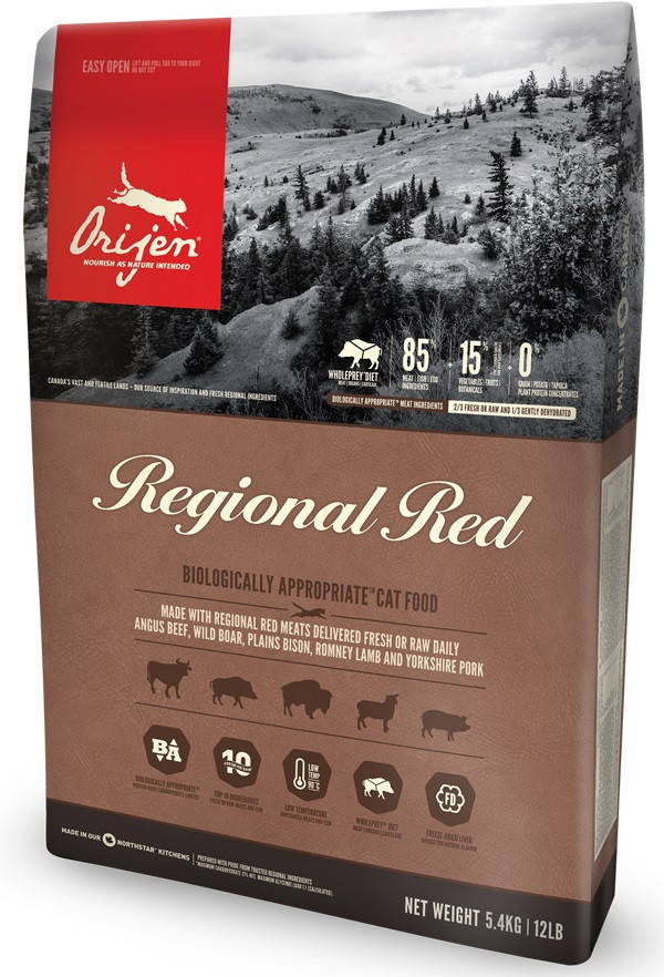 

Orijen (Ориджен) Regional Red корм для кошек, 5.4кг