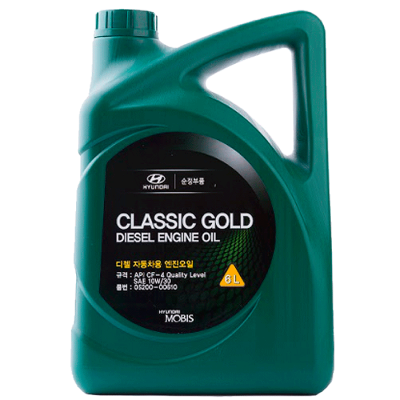 

Моторное масло Mobis Hyundai/Kia Classic Gold Diesel 10W30 6л (05200-00610)