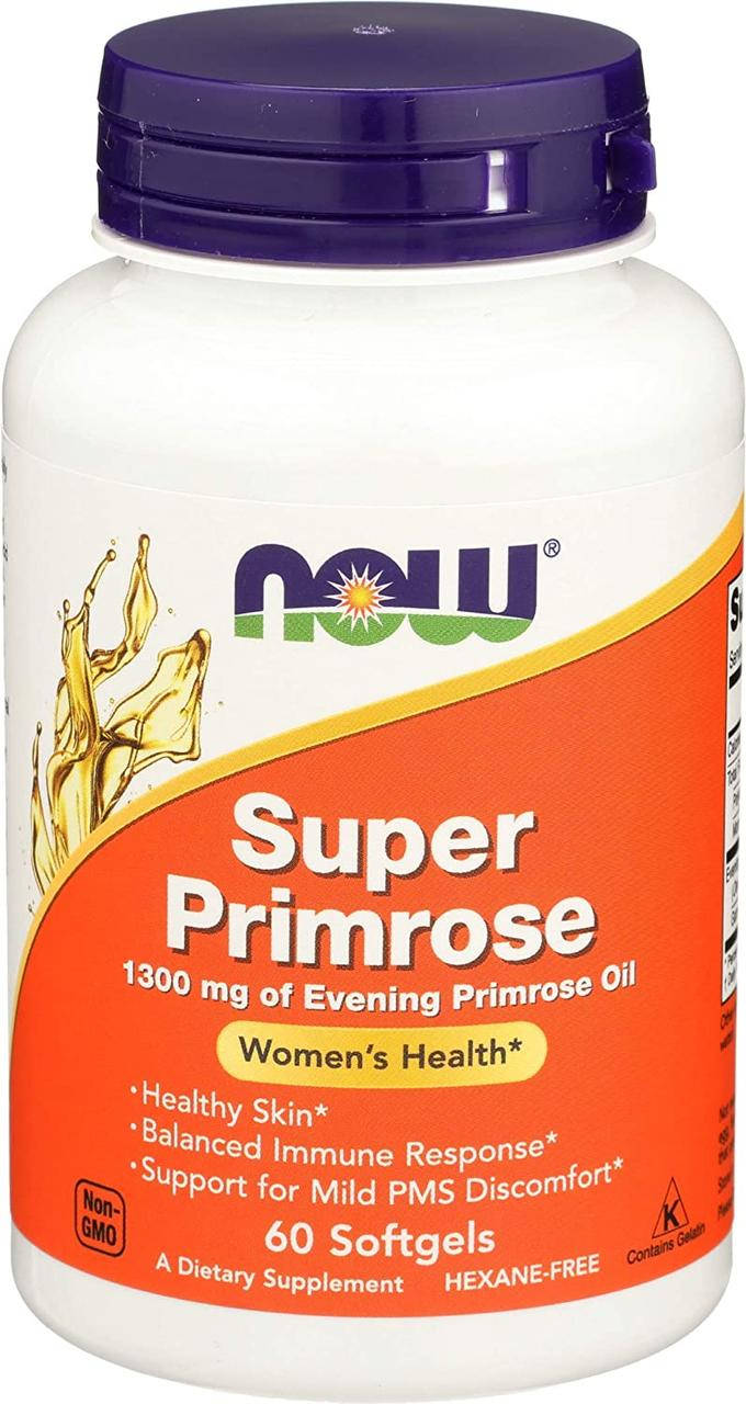 

Now Foods Super Primrose 1300mg 60 гелевых капсул
