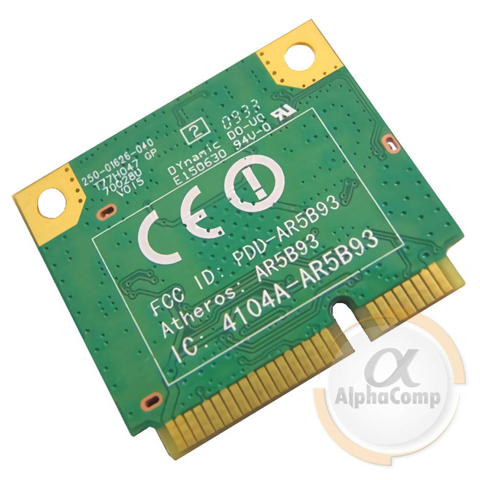 

Адаптер mini PCI-e WiFi Atheros AR5B93 802.11 b/g/n 300 Mbit/s БУ