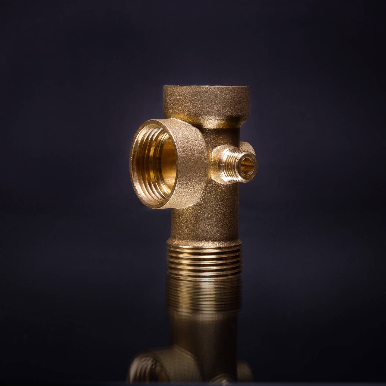 

Фитинг латунный - Пятерник на станцию DN25х25х25нх8х8н (1вх 1вх 1нх 1/4вх 1/4н)