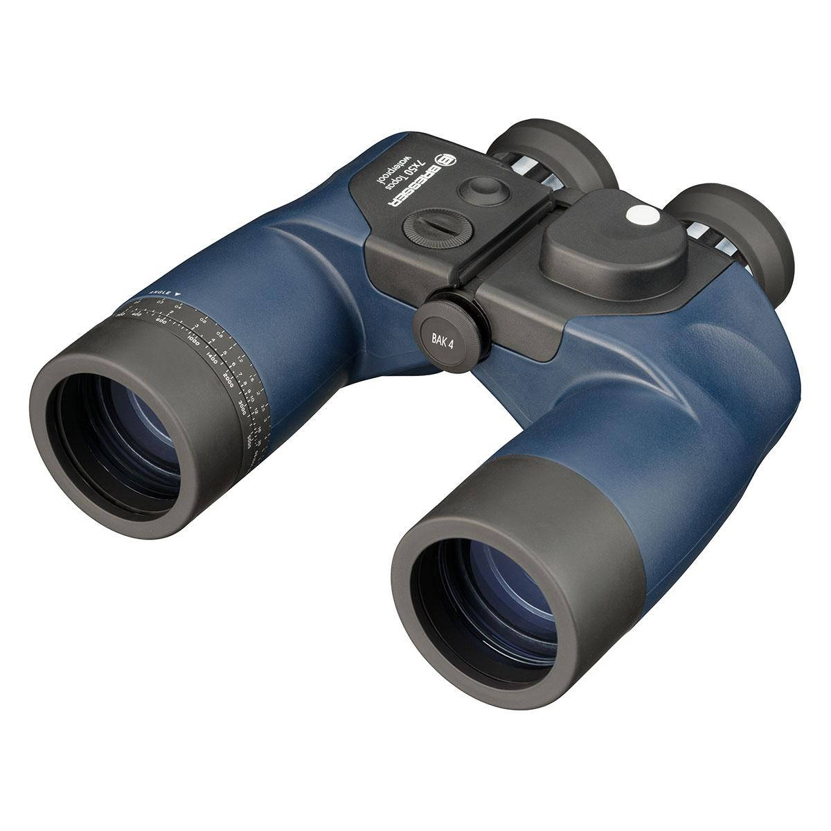 

Bresser Topas 7x50 WP Compass (1866932) | Бинокль с компасом и дальномерной сеткой, Синий